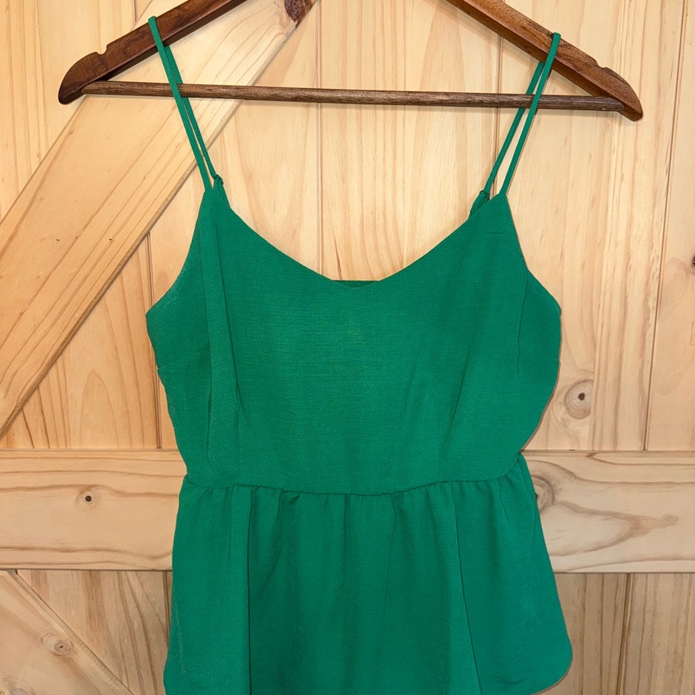 Monteau Emerald Green Camisole Top